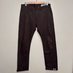 Rogue Territory Officer Trouser Mens 32x34 Brown Slim Taper Chino RGT USA Made